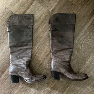 Frye brown leather riding boots 9.5